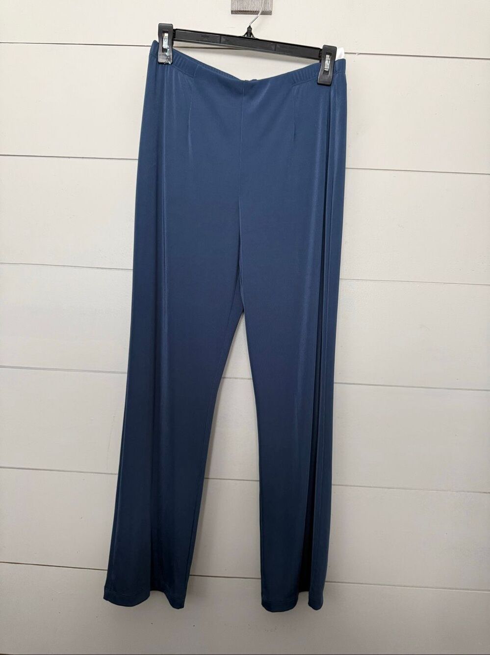 Chico’s Women’s 1 Blue Easywear Travelers Slinky Pants Stretchy
